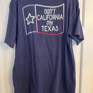 BURLEBO Blue Texas Statement Tee